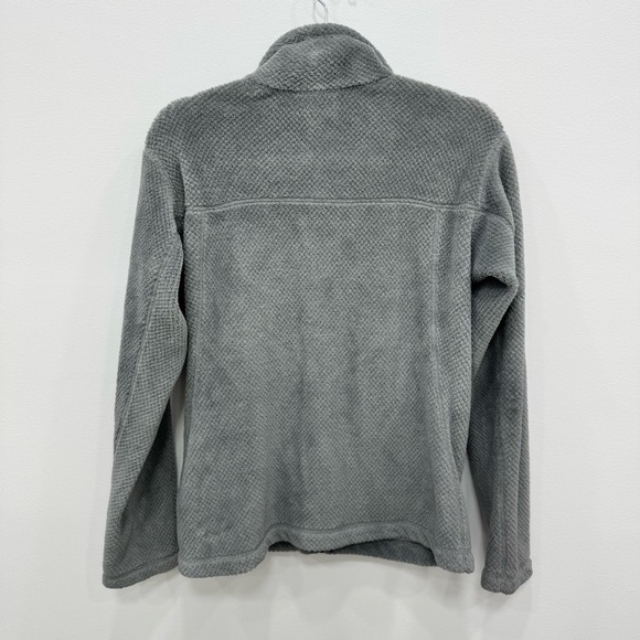 Patagonia full zip Retool Fleece cozy warm Jacket Sweater gray purple Sz Medium - Picture 7 of 7